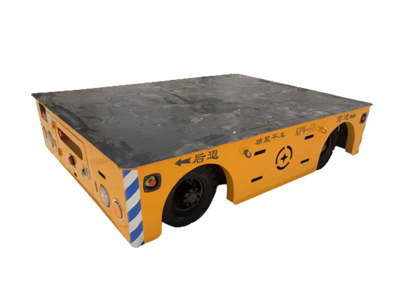 5噸輪胎式無(wú)軌電動(dòng)平車(chē)